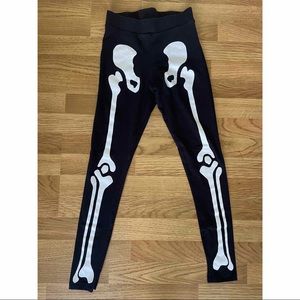 Skeleton leggings Halloween H&M